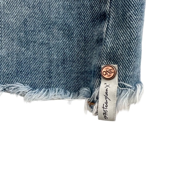 Viper High Waist Button Through Mini Denim Skirt - Venice - Picture 5 of 8